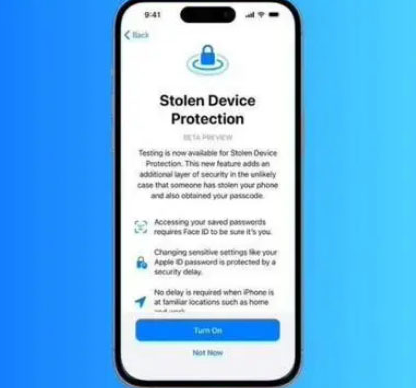 太湖苹果授权维修店分享被盗设备保护功能开启方法