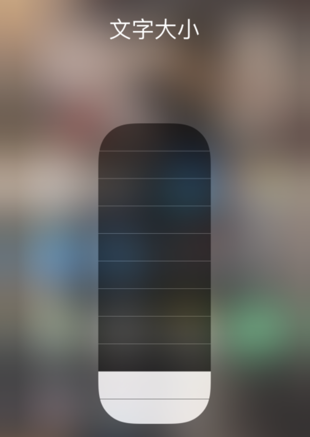 太湖苹果手机维修分享小技巧：在 iPhone 控制中心快速调节字体大小 